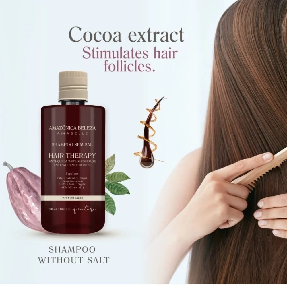 Hair Therapy Shampoo & Conditioner Set Thicken Anti-Hair Loss & Oil Control #QB2